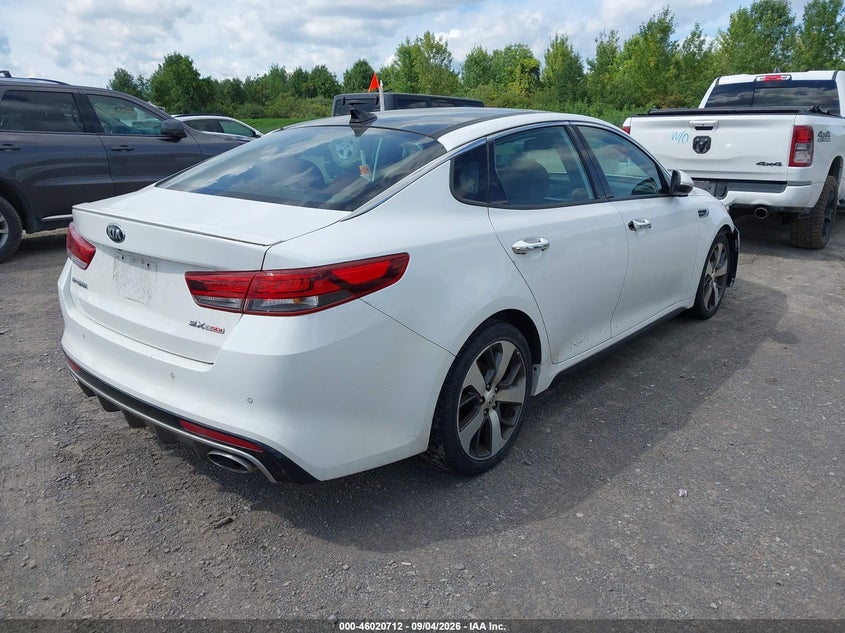 Vin: 5xxgw4l28gg021947, lot: 46520103, kia optima sx turbo 20164