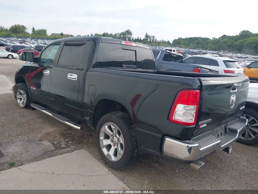 Vin: 1c6srfft2mn825167, lot: 46520118, ram 1500 big horn  4x4 5'7 box 20213