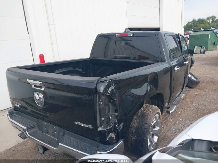 Vin: 1c6srfft2mn825167, lot: 46520118, ram 1500 big horn  4x4 5'7 box 20214