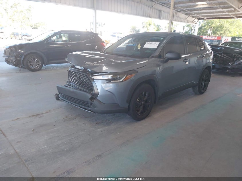 2023 Toyota Corolla Cross L, Front End, IAAI, VIN 7MUAAAAG8PV047292 — photo 2