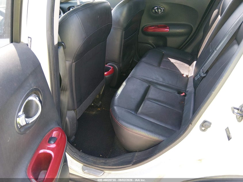 2011 NISSAN JUKE SPORT UTILITY VEHICLE 1.6L I-4 DI, DOHC, VVT, TURBO, PREMIUM , 188HP