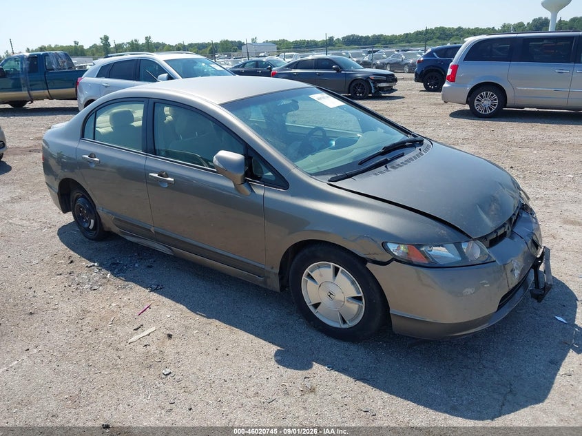 2007 HONDA CIVIC HYBRID auction photo 1