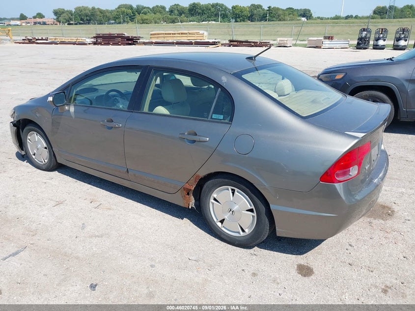 2007 HONDA CIVIC HYBRID auction photo 3
