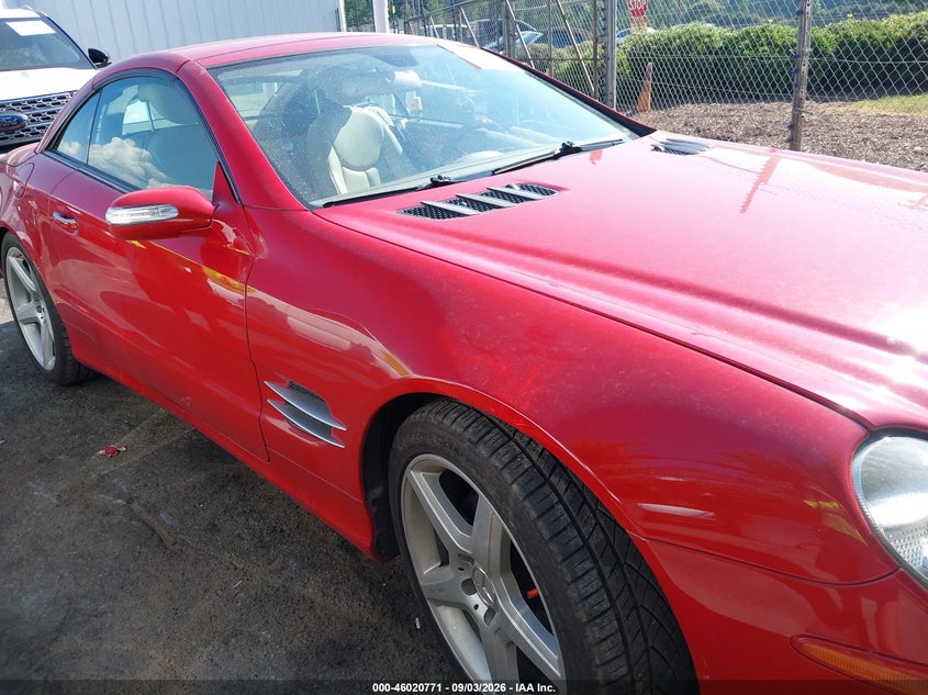 MERCEDES-BENZ SL 500 2005 VIN WDBSK75F05F097440