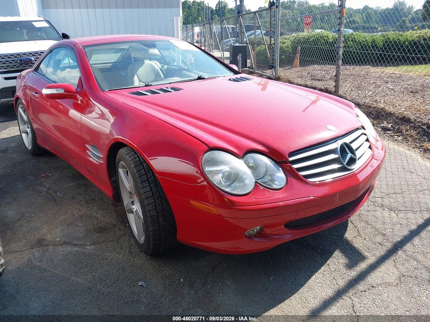 MERCEDES-BENZ SL 500 2005 VIN WDBSK75F05F097440
