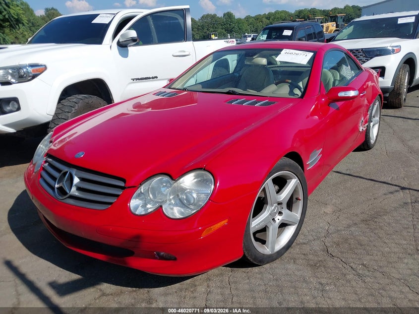 MERCEDES-BENZ SL 500 2005 VIN WDBSK75F05F097440