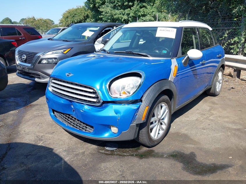 Vin: wmwzb3c56bwh94593, lot: 46520228, mini cooper countryman 20112