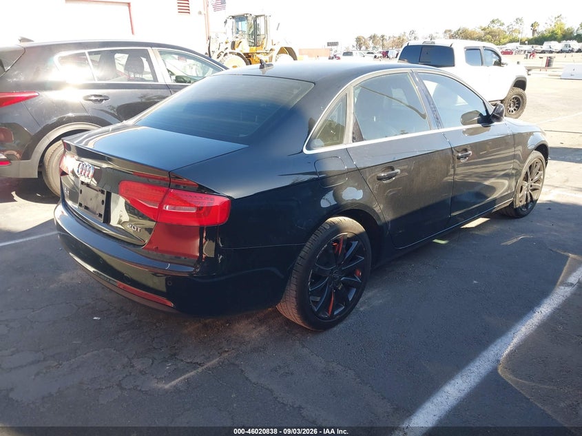 AUDI A4 2013 VIN WAUEFAFL1DN010862