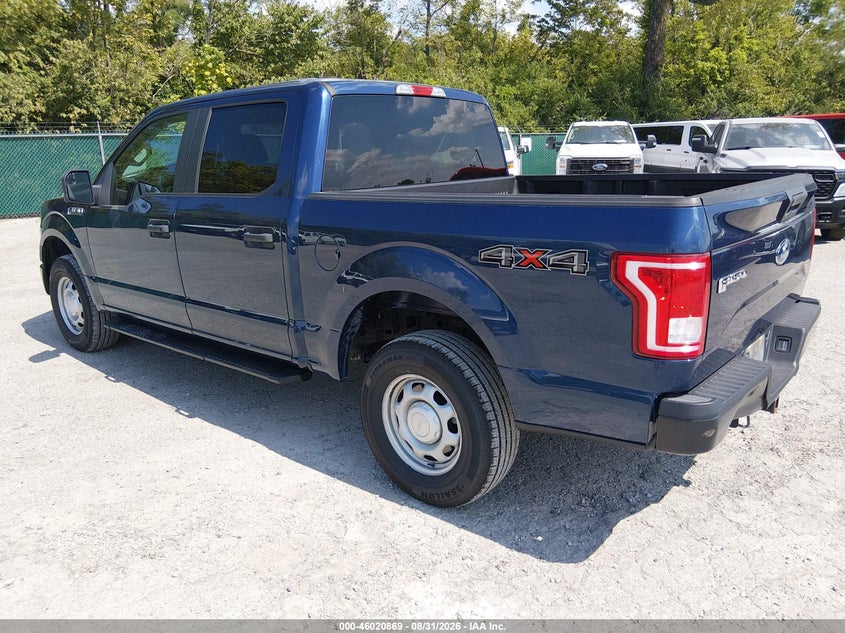 Vin: 1ftew1e83hkd49579, lot: 46520260, ford f-150 xl 20173