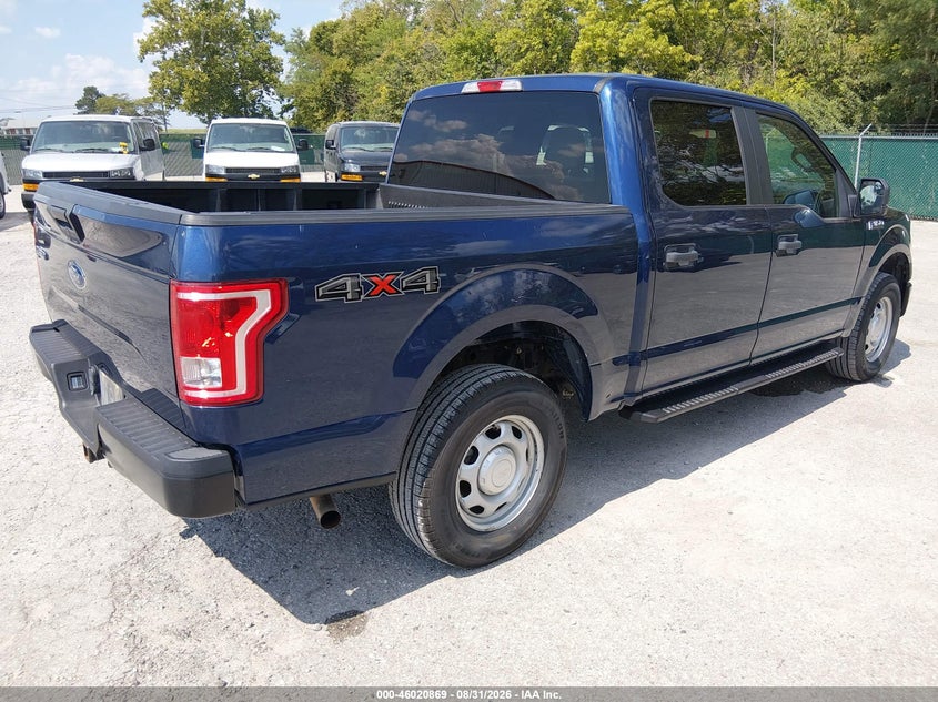 Vin: 1ftew1e83hkd49579, lot: 46520260, ford f-150 xl 20174