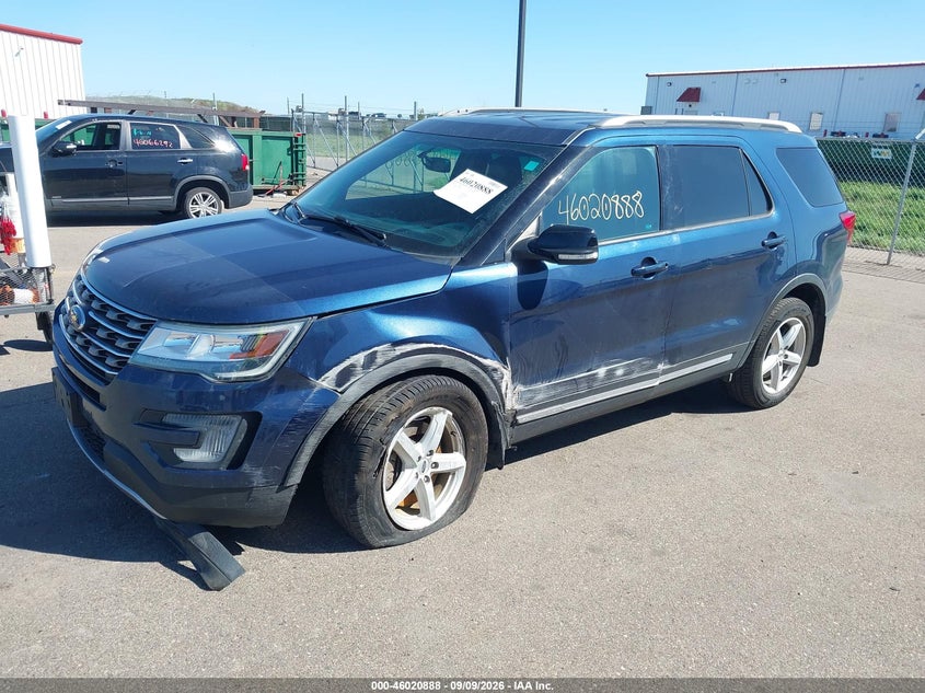 2016 Ford Explorer, Left Side, IAAI, VIN 1FM5K8D85GGC04837 — photo 2