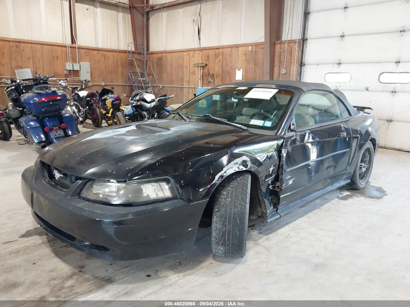 2002 Ford Mustang, Left Front, IAAI, VIN 1FAFP44432F239610 — photo 2