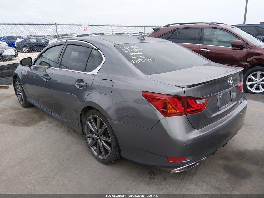 Vin: jthbe1bl8d5025095, lot: 46520372, lexus gs 350 20133