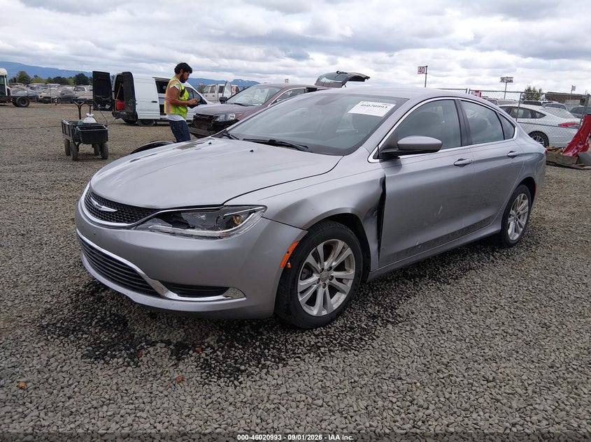 Vin: 1c3cccab7fn630796, lot: 46520384, chrysler 200 limited 20152