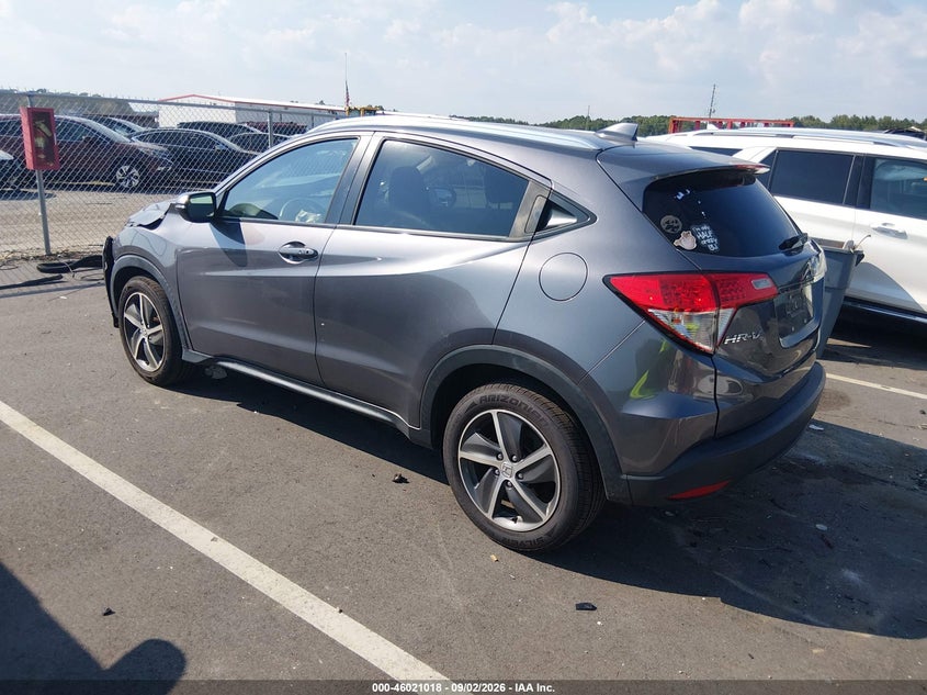 Vin: 3czru6h79mm707787, lot: 46520409, honda hr-v awd ex-l 20213