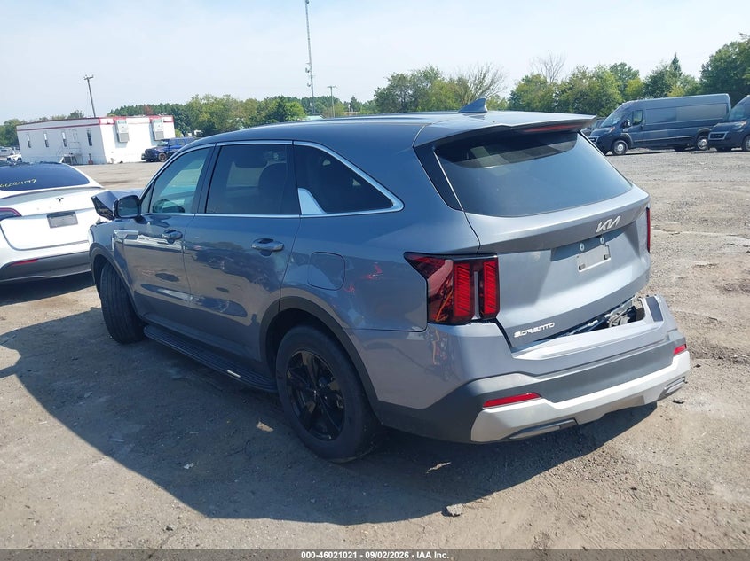 Vin: 5xyrg4jc8sg373237, lot: 46520412, kia sorento lx 20253