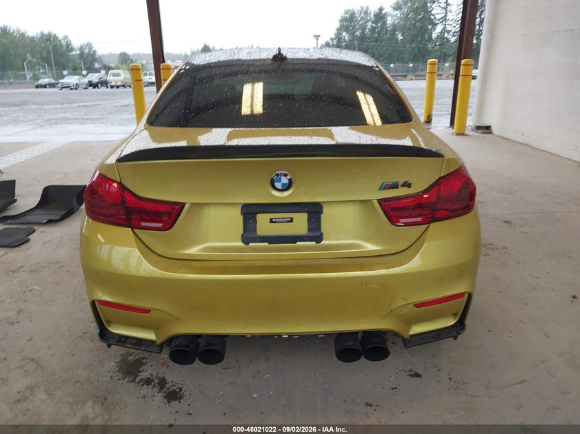 BMW M4 2015 VIN WBS3R9C5XFK330880