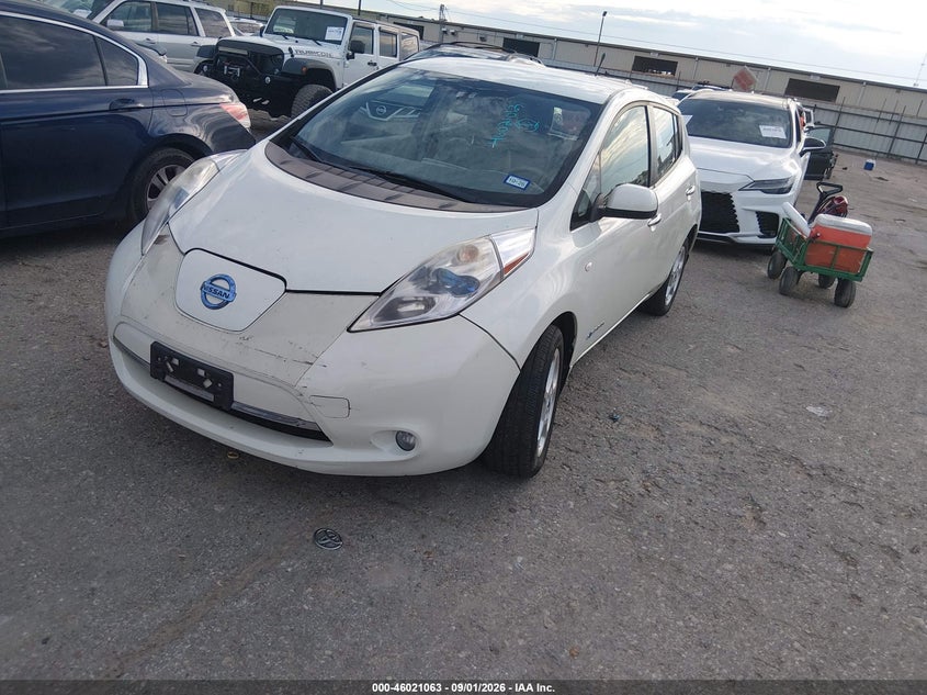 2012 NISSAN LEAF auction photo 2
