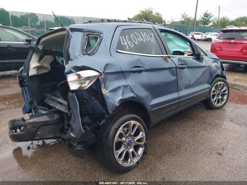 Vin: maj6s3kl1nc466500, lot: 46520458, ford ecosport titanium 20224