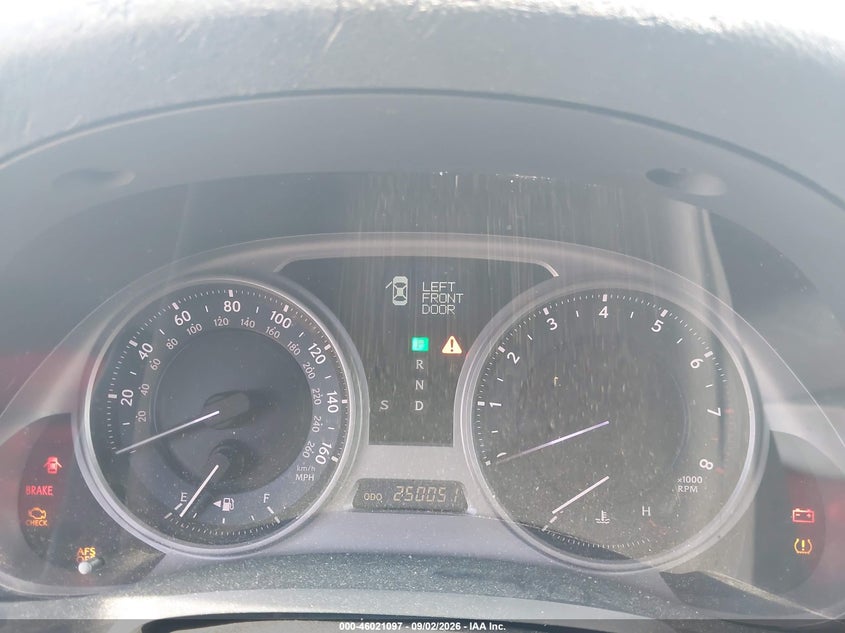 2007 LEXUS IS 250 auction photo 7
