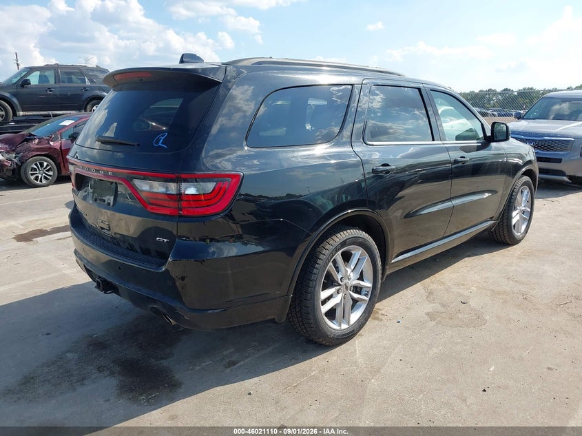 Vin: 1c4rdhdg1pc601850, lot: 46520501, dodge durango gt premium rwd 20234