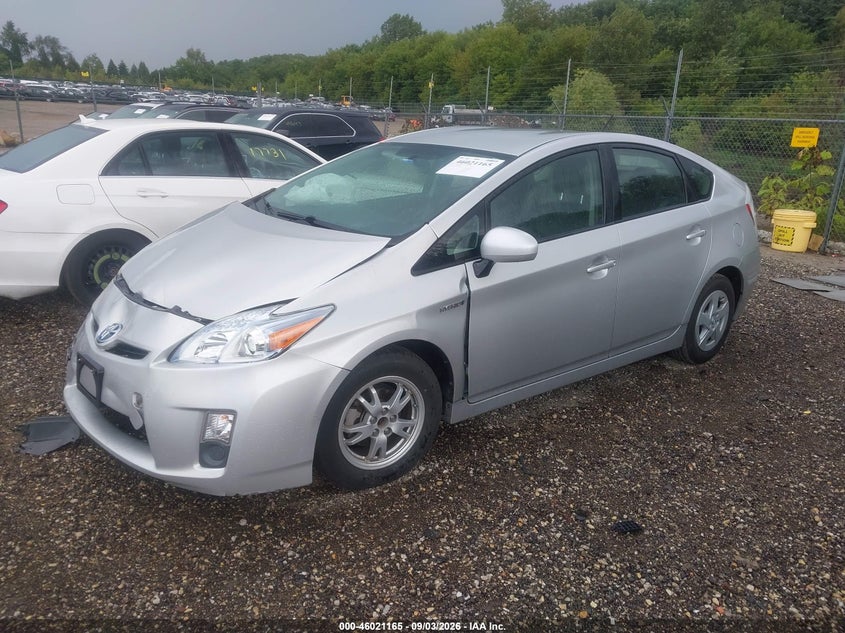 Vin: jtdkn3du6a0191708, lot: 46520556, toyota prius iii 20102