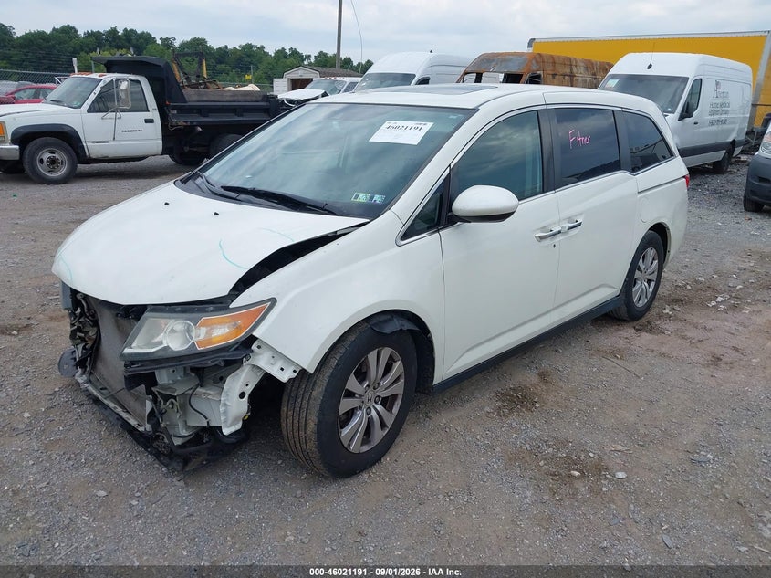 Vin: 5fnrl5h6xgb111090, lot: 46520582, honda odyssey ex-l 20162