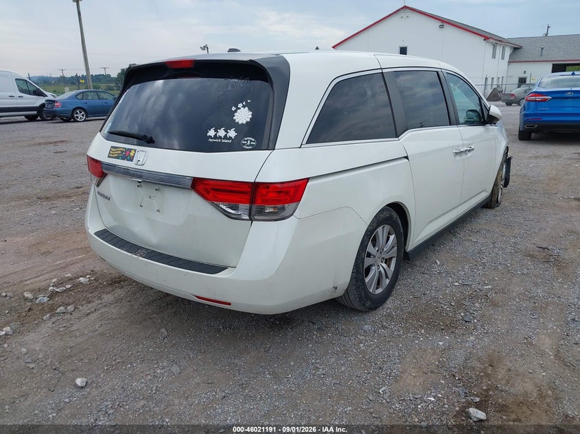 Vin: 5fnrl5h6xgb111090, lot: 46520582, honda odyssey ex-l 20164