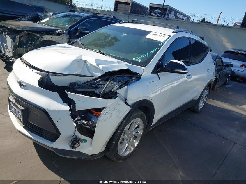 Vin: 1g1fy6s04p4102190, lot: 46520593, chevrolet bolt euv fwd lt 20232