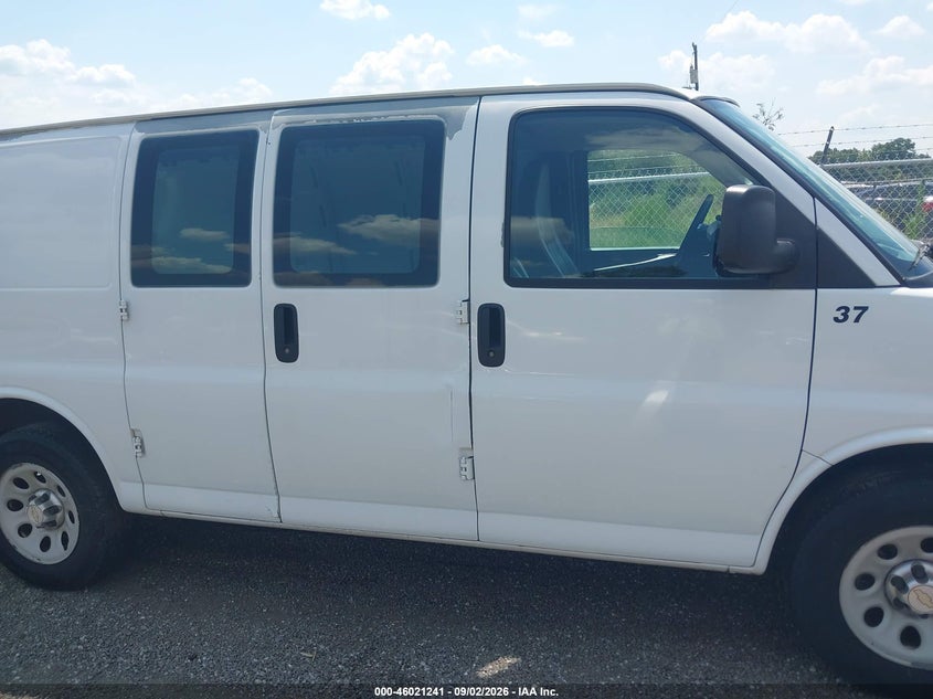 CHEVROLET EXPRESS 1500 2012 VIN 1GCSGAFX9C1158379