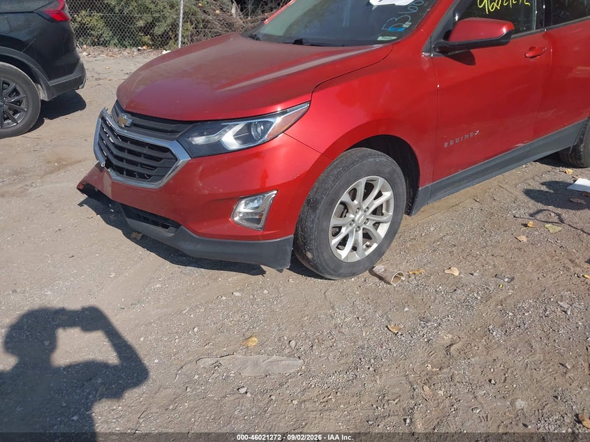 2020 Chevrolet Equinox Fwd Lt 1.5L Turbo, Удар спереди, IAAI, VIN 2GNAXKEV0L6104667 — фото 2