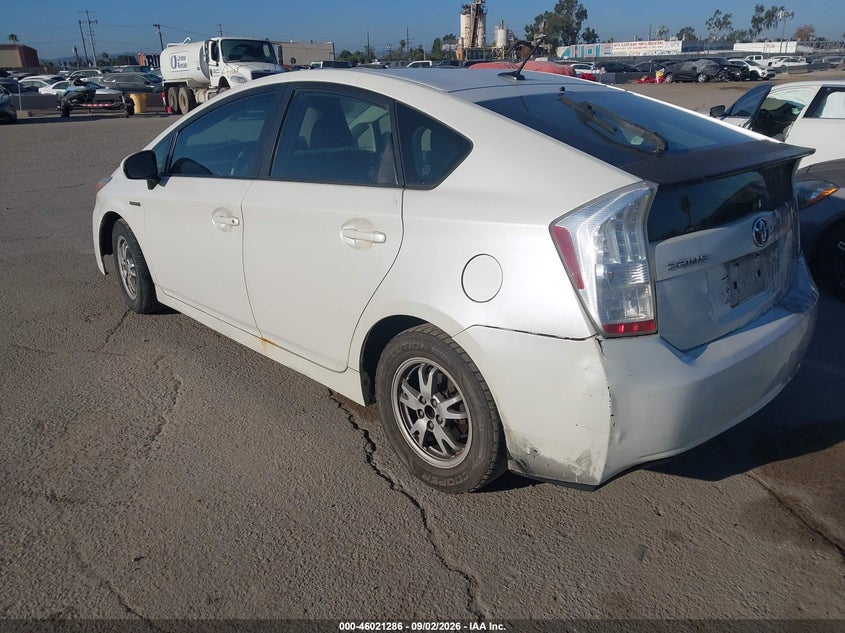 Vin: jtdkn3duxb1369034, lot: 46520677, toyota prius two 20113
