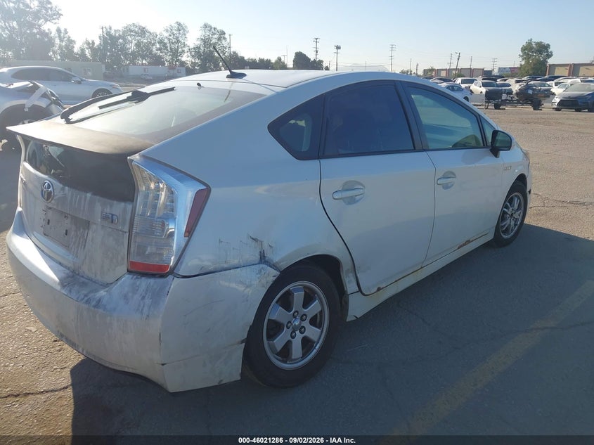 TOYOTA PRIUS 2011 VIN JTDKN3DUXB1369034