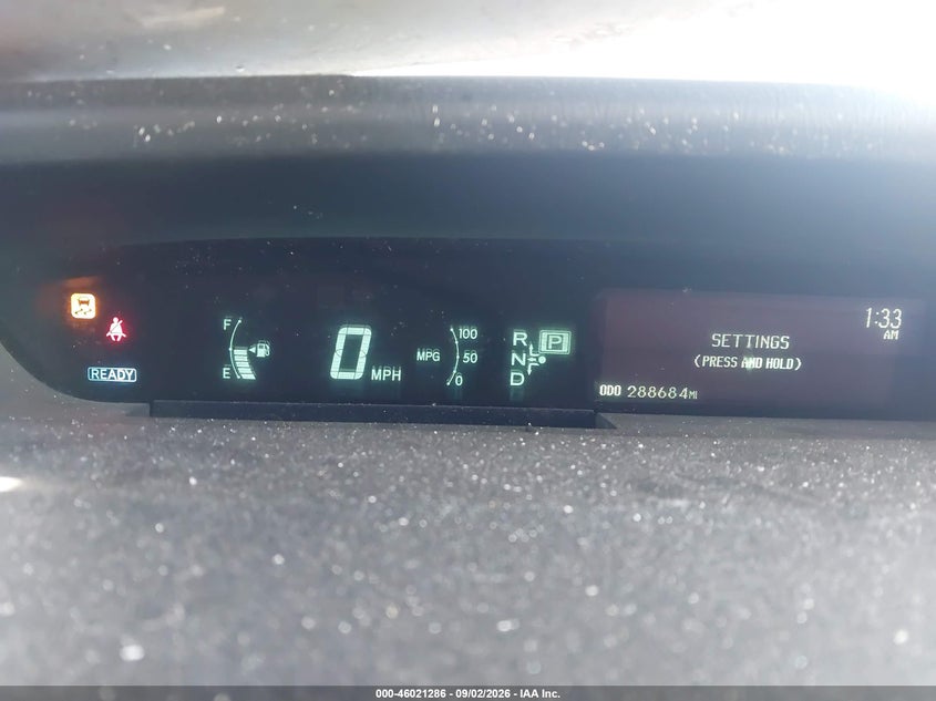 TOYOTA PRIUS 2011 VIN JTDKN3DUXB1369034