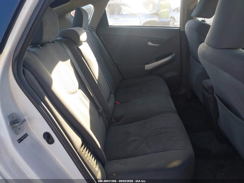 TOYOTA PRIUS 2011 VIN JTDKN3DUXB1369034