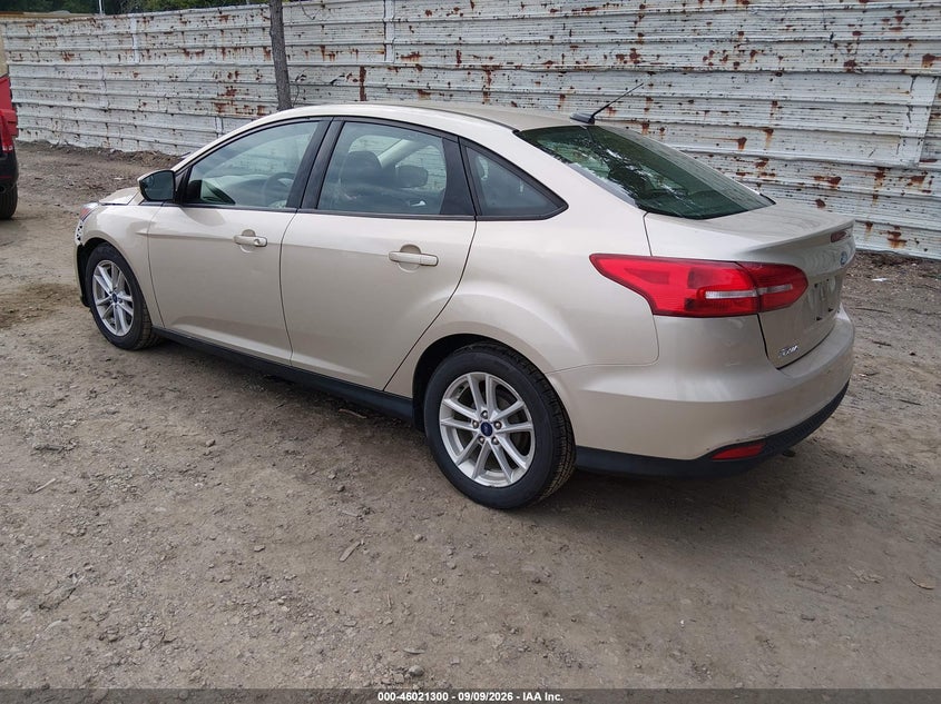 Vin: 1fadp3f23hl285574, lot: 46520691, ford focus se 20173