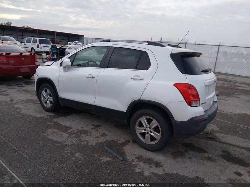 Vin: kl7cjrsb5fb254584, lot: 46520711, chevrolet trax lt 20153