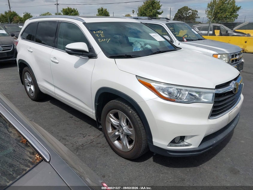 2015 TOYOTA HIGHLANDER auction photo 1