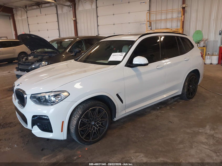 Vin: 5uxty3c04m9f55765, lot: 46520739, bmw x3 sdrive30i 20212