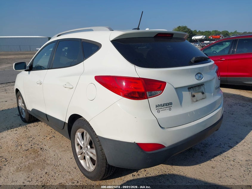 Vin: km8ju3acxau017932, lot: 46520807, hyundai tucson gls/limited 20103