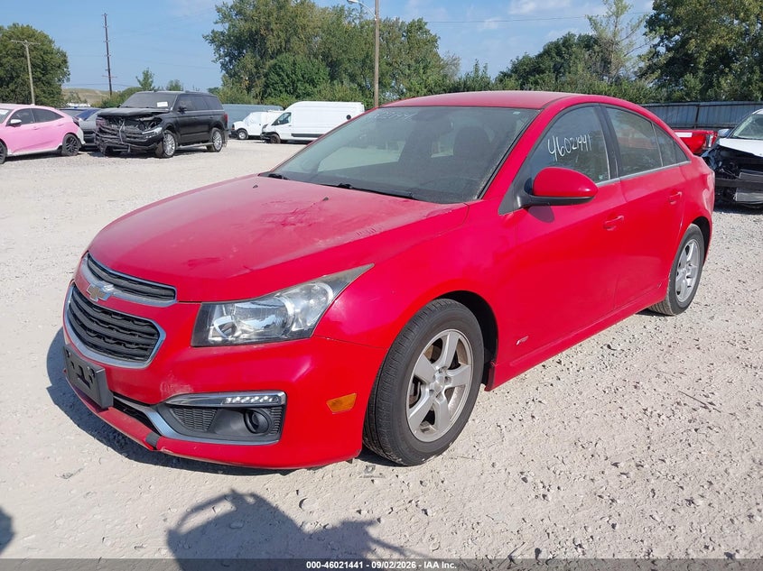 2016 Chevrolet Cruze Limited 1Lt Auto, Затопление, IAAI, VIN 1G1PE5SB6G7191560 — фото 2