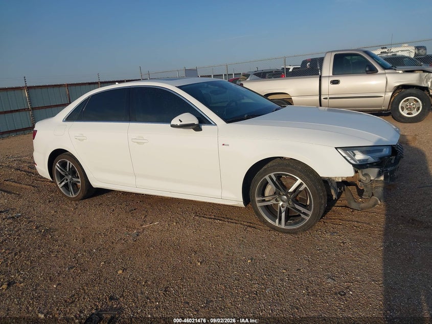 AUDI A4 2017 VIN WAUENAF40HN039514
