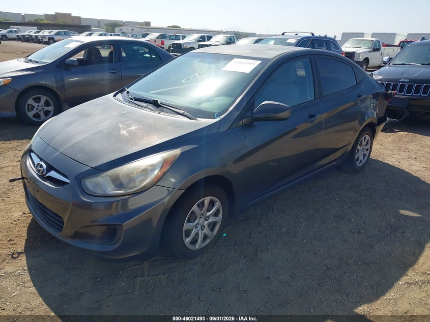 Vin: kmhct4ae9cu187611, lot: 46520883, hyundai accent gls 20122