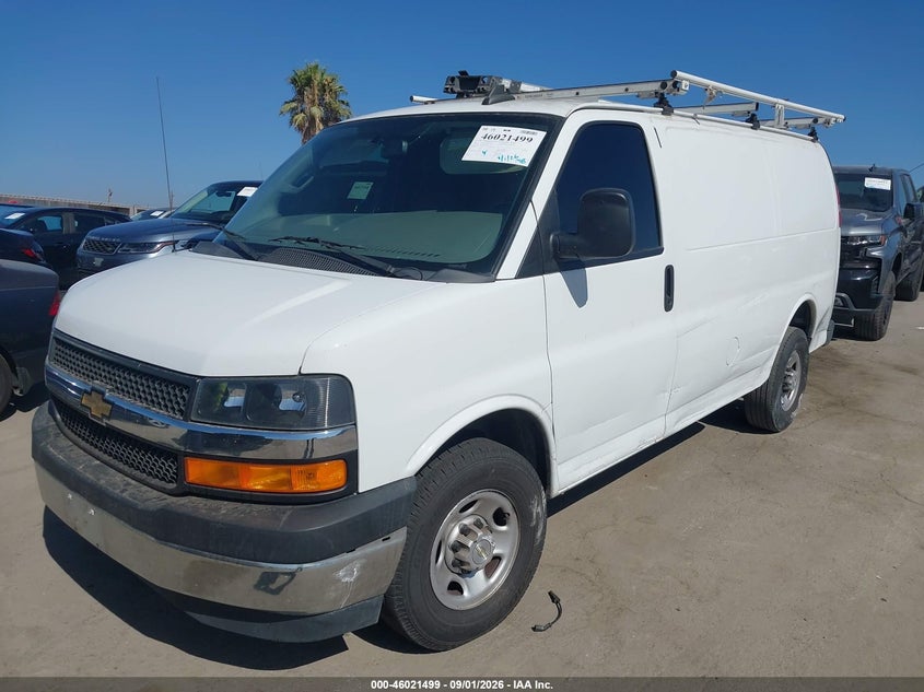 Vin: 1gcwgaf76n1182434, lot: 46520890, chevrolet express cargo rwd 2500 regular wheelbase wt 20222