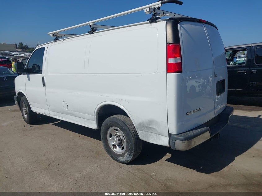 Vin: 1gcwgaf76n1182434, lot: 46520890, chevrolet express cargo rwd 2500 regular wheelbase wt 20223