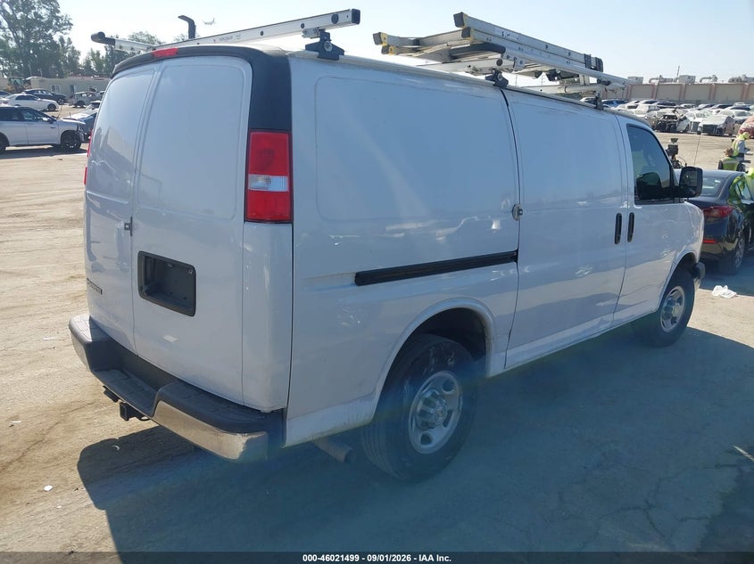 Vin: 1gcwgaf76n1182434, lot: 46520890, chevrolet express cargo rwd 2500 regular wheelbase wt 20224