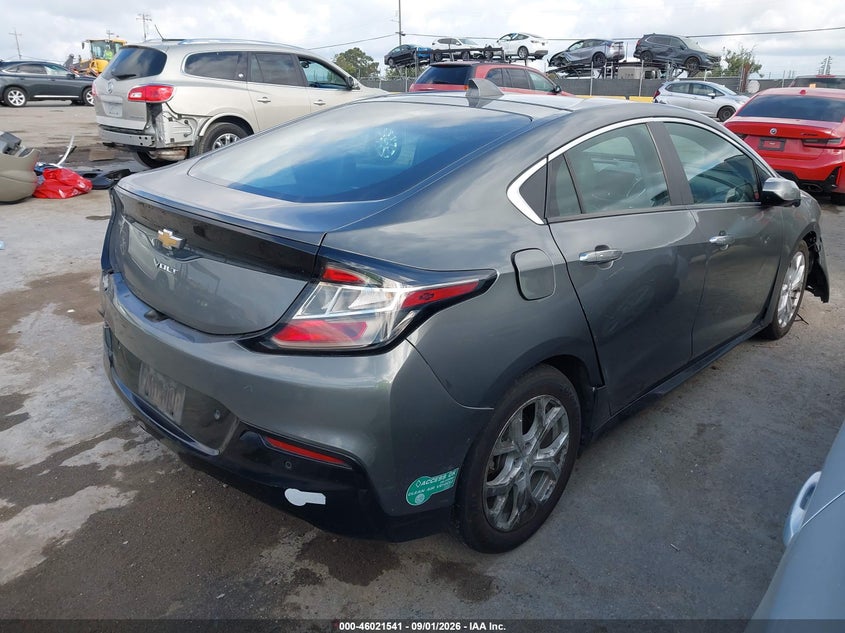 Vin: 1g1rd6s5xgu109956, lot: 46520932, chevrolet volt premier 20164