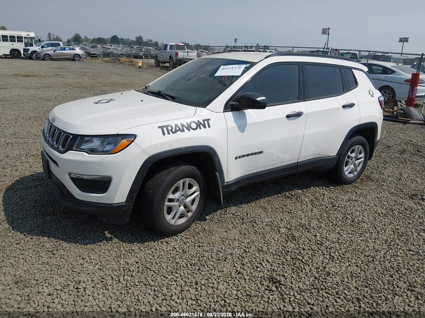 2018 Jeep Compass, Normal Wear & Tear, IAAI, VIN 3C4NJDAB8JT126699 — photo 2