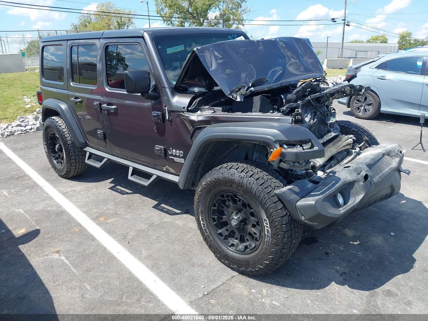 Vin: 1c4hjxdn7lw257415, lot: 46521031, jeep wrangler unlimited sport s 4x4 2020 img_1