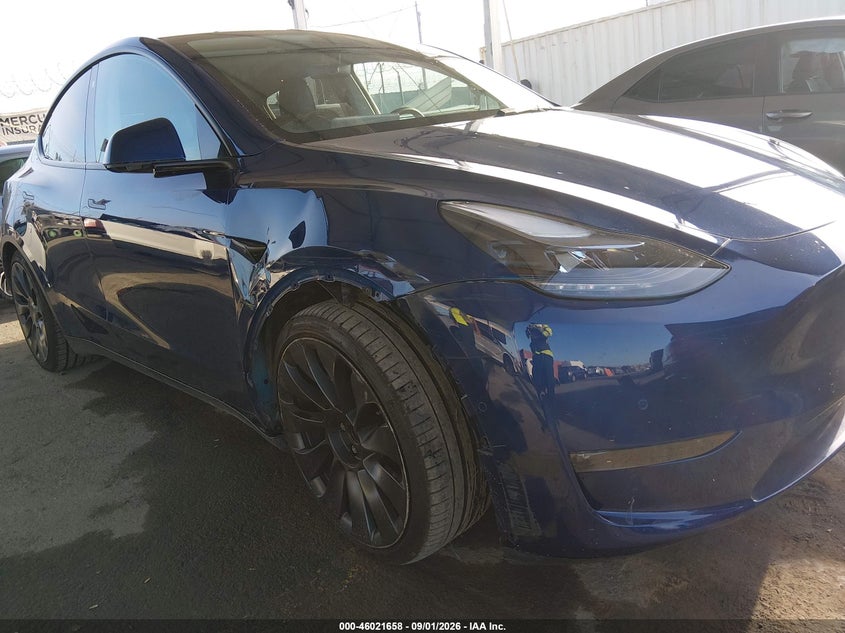 TESLA MODEL Y 2021 VIN 5YJYGDEF4MF197491